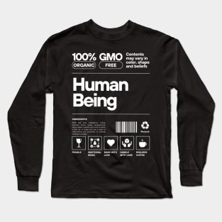 Human Being Label Long Sleeve T-Shirt